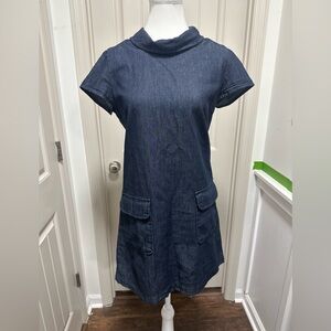 Zara Indigo Denim Dress